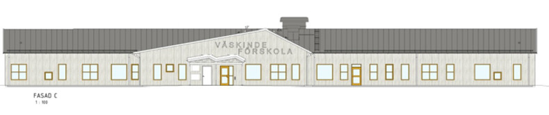 Skiss Väskinde nya förskola