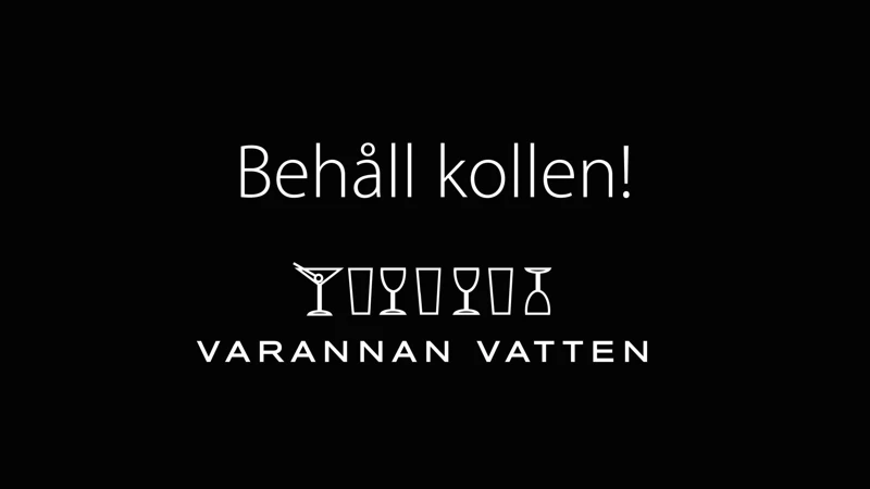 Ett svartvitt foto med orden behåll kollen.