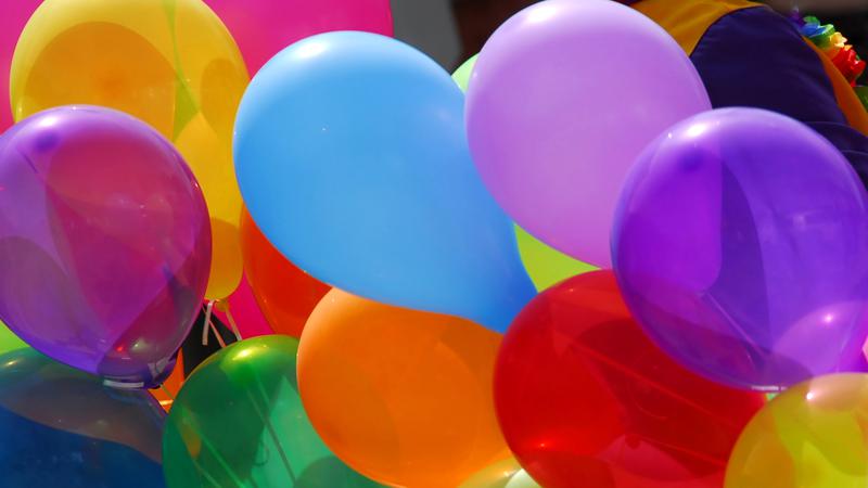 Ballonger i olika fäger