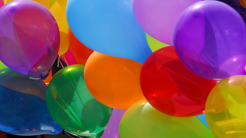 Färgglada ballonger