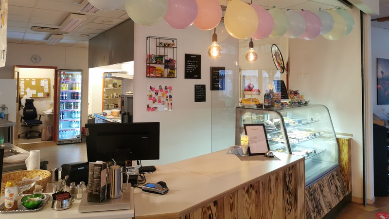 Kassadisken på Café Korpen
