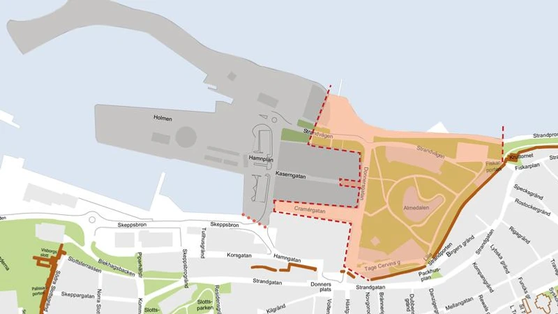 karta över almedalen