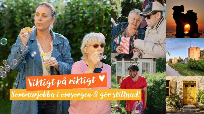 Ett collage med foton av människor och byggnader.
