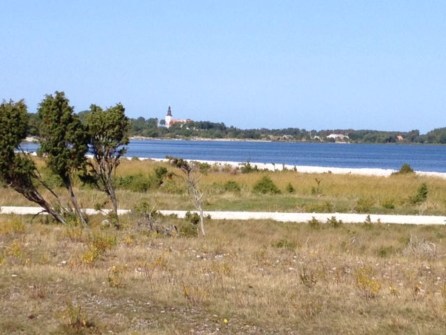Vacker utsikt över havet i Fårö.