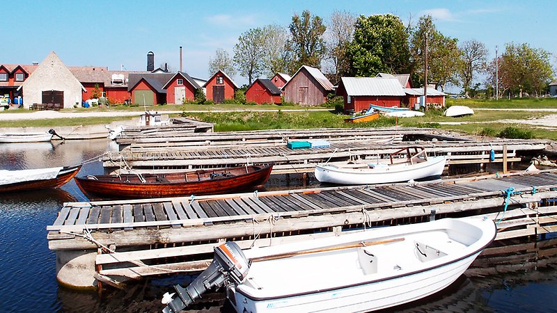 Katthamra fiskeläge i Östergarn