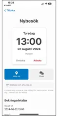Skärmklipp kallelse