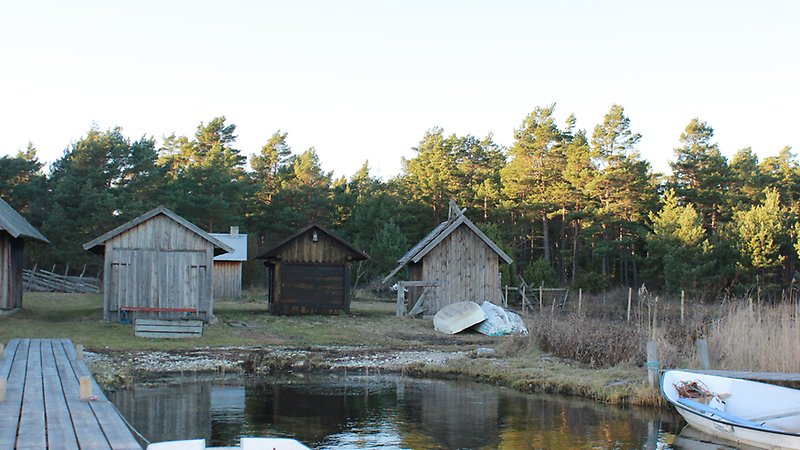Agbod fiskeläge i Gothem